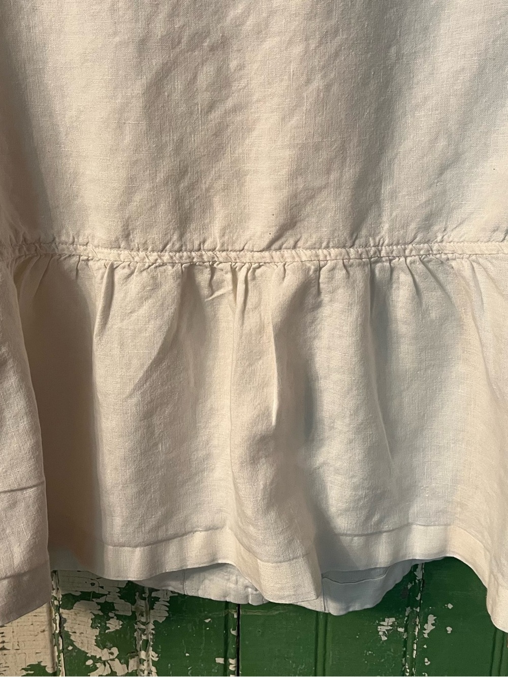Linen J Jill Jacket Cute Button-Front - Picture 4 of 8